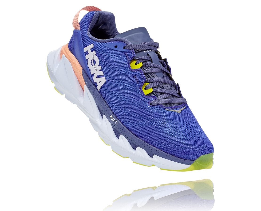 Hoka One One Elevon 2 Női Edzőcipő Kék / Fehér [PWYIQ-4129]